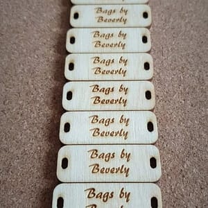 Personalised Rectangular Tag Bags By Beverly