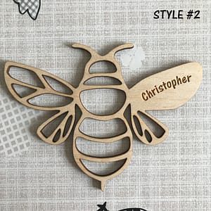 Personalised Bee Name/Gift Tag