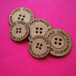 Walnut Circular Button Collection