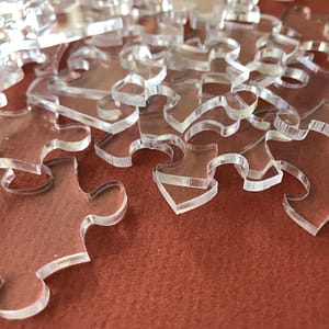 Clear Acrylic Jigsaw Puzzle