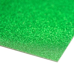 Acrylic Green Glitter