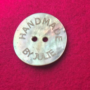 Personalised Mother Of Pearl Buttons