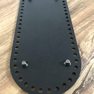 Leather Base With Black Feet