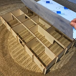 Hamster Maze With Roof