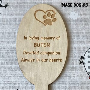 Dog Memorial Tag