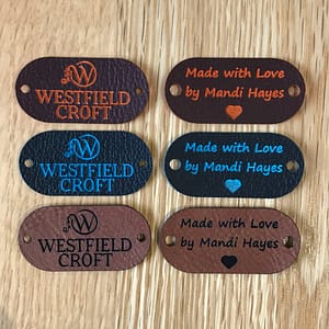 Custom Leatherette Tags