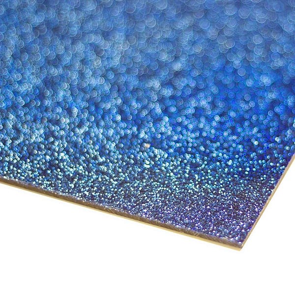 Acrylic Dark Blue Glitter