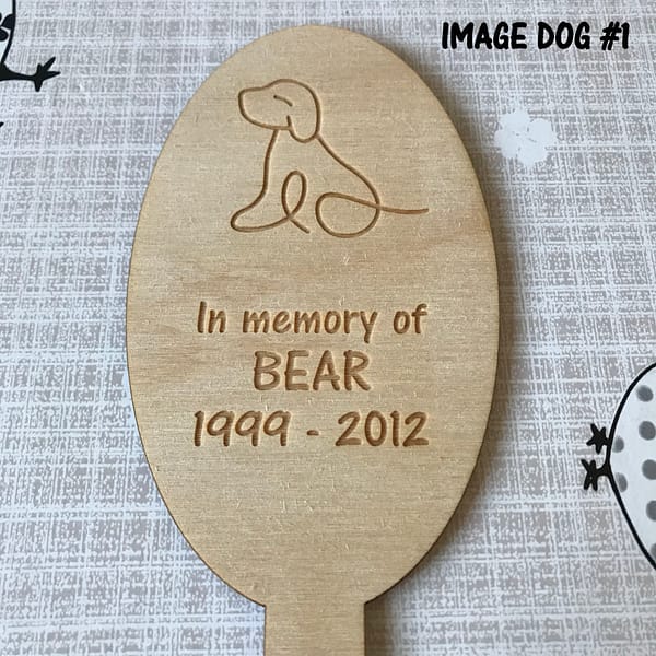 Dog Memorial Tag