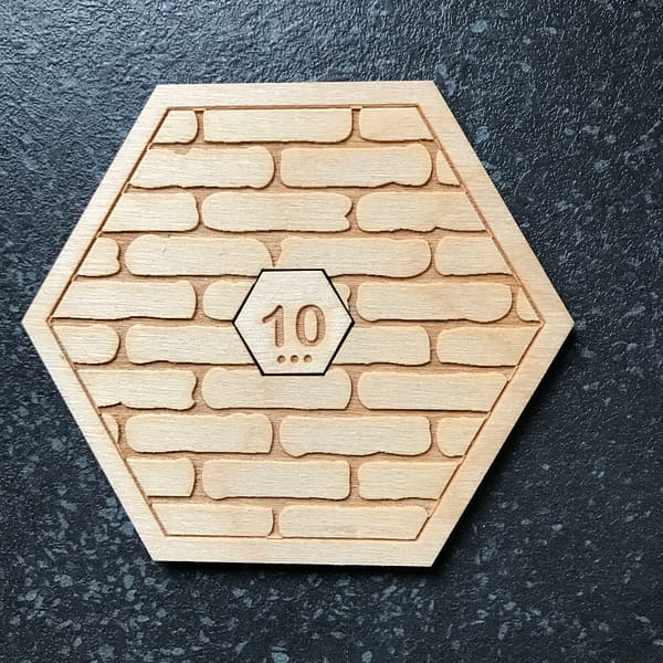 Settlers Of Catan Engraved Game Board Pieces